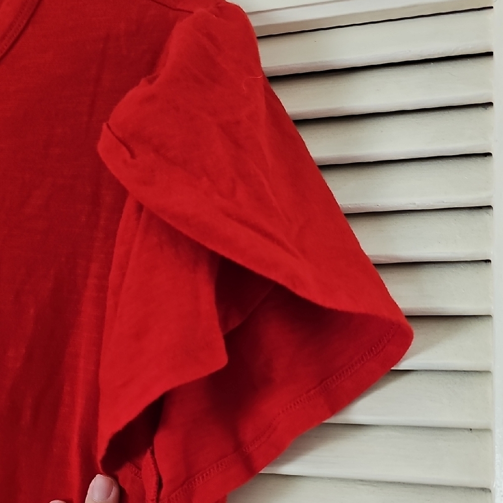 Red Women's Top - Picture 3 of 4